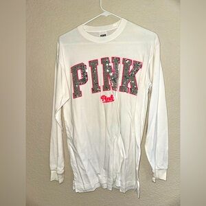Victoria's Secret PINK Sequin Long Sleeve Shirt